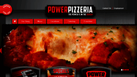 What Powerpizzeria.com website looked like in 2017 (6 years ago)