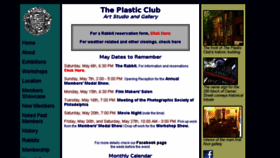 What Plasticclub.org website looked like in 2017 (6 years ago)