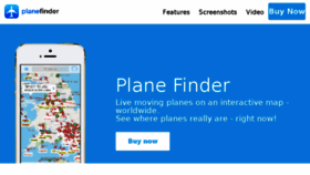 What Planefinderapp.net website looked like in 2017 (6 years ago)