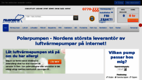 What Polarpumpen.se website looked like in 2017 (7 years ago)