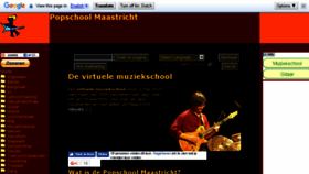 What Popschoolmaastricht.nl website looked like in 2017 (7 years ago)