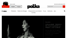 What Polkamagazine.com website looked like in 2017 (7 years ago)