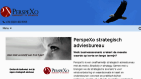 What Perspexo.com website looked like in 2017 (7 years ago)