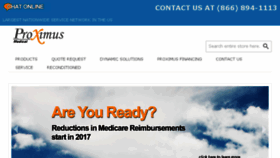What Proximusmedical.com website looked like in 2017 (7 years ago)