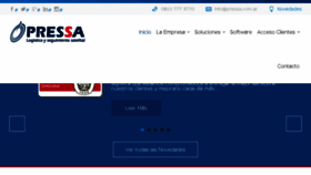 What Pressa.com.ar website looked like in 2017 (6 years ago)