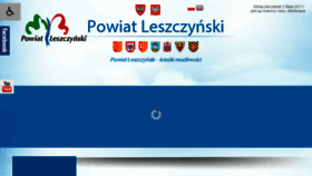 What Powiat-leszczynski.pl website looked like in 2017 (6 years ago)