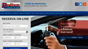 What Podiumrentacar.com.br website looked like in 2017 (7 years ago)