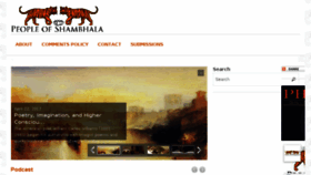 What Peopleofshambhala.com website looked like in 2017 (7 years ago)