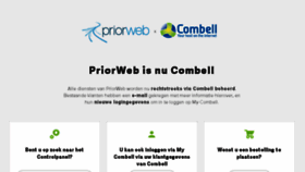 What Priorweb.com website looked like in 2017 (7 years ago)