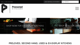 What Preownedkitchens.co.uk website looked like in 2017 (6 years ago)
