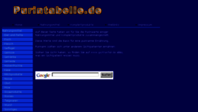 What Purintabelle.de website looked like in 2017 (7 years ago)