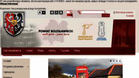 What Powiatboleslawiecki.pl website looked like in 2017 (6 years ago)