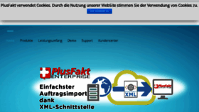 What Plusfakt.de website looked like in 2017 (7 years ago)