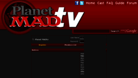 What Planetmadtv.com website looked like in 2017 (6 years ago)