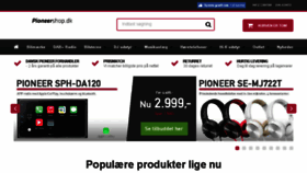 What Pioneershop.dk website looked like in 2017 (6 years ago)