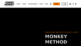 What Powermonkeyfitness.com website looked like in 2017 (7 years ago)
