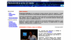 What Programasenlatados.com.ar website looked like in 2017 (7 years ago)