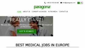 What Paragona.com website looked like in 2017 (7 years ago)