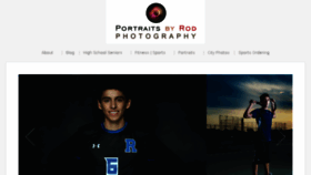 What Portraitsbyrod.com website looked like in 2017 (6 years ago)