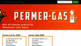 What Permergas.mx website looked like in 2017 (7 years ago)