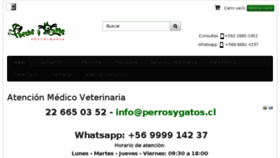 What Perrosygatos.cl website looked like in 2017 (7 years ago)