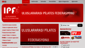 What Pilatesfederasyonu.com website looked like in 2017 (7 years ago)