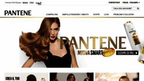 What Pantene.it website looked like in 2017 (7 years ago)