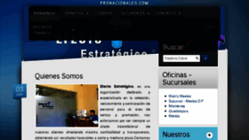 What Pronacionales.com website looked like in 2017 (6 years ago)