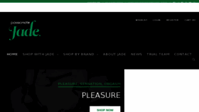 What Passionatejade.com website looked like in 2017 (6 years ago)