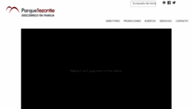 What Parquetezontle.com.mx website looked like in 2017 (6 years ago)