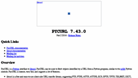 What Pycurl.io website looked like in 2017 (6 years ago)