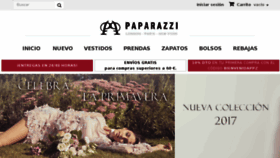 What Paparazzimoda.com website looked like in 2017 (6 years ago)
