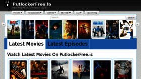 What Putlockerfree.com website looked like in 2017 (6 years ago)