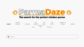 What Parmadaze.com website looked like in 2017 (6 years ago)