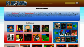 What Play2day.net website looked like in 2011 (12 years ago)