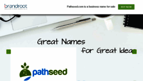 What Pathseed.com website looked like in 2017 (7 years ago)