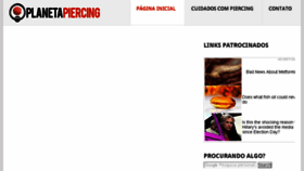 What Planetapiercing.com website looked like in 2017 (7 years ago)