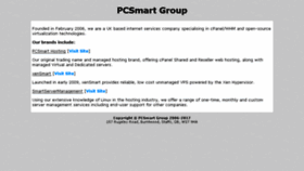 What Pcsmartgroup.com website looked like in 2017 (6 years ago)