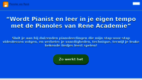 What Pianolesvanrene.nl website looked like in 2017 (6 years ago)