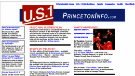 What Princetoninfo.com website looked like in 2017 (7 years ago)