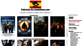 What Peliculasencastellano.com website looked like in 2017 (6 years ago)