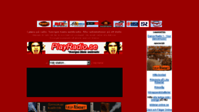 What Playradio.se website looked like in 2017 (6 years ago)