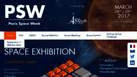 What Paris-space-week.com website looked like in 2017 (7 years ago)