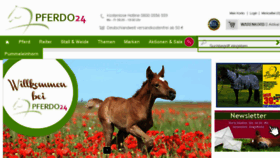 What Pferdo24.de website looked like in 2017 (6 years ago)