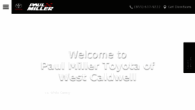 What Paulmillertoyota.com website looked like in 2017 (7 years ago)