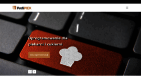 What Profipiek.pl website looked like in 2017 (6 years ago)