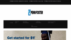 What Penn-foster.com website looked like in 2017 (6 years ago)