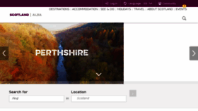 What Perthshire.co.uk website looked like in 2017 (6 years ago)