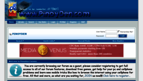 What Pinoyden.com website looked like in 2017 (6 years ago)