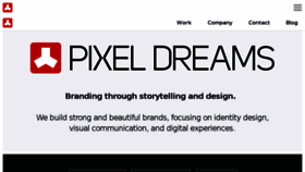 What Pixeldreams.com website looked like in 2017 (6 years ago)
